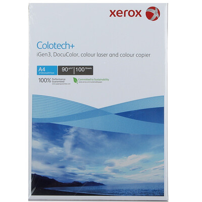 

Xerox (Xerox) Colotech + цветная лазерная бумага 200г А4 100 листов / пакет