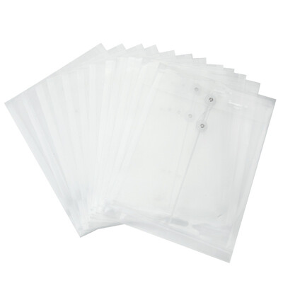 

GuangBo 12 installed A4 thick transparent file bag / PP file bag / office supplies P0008