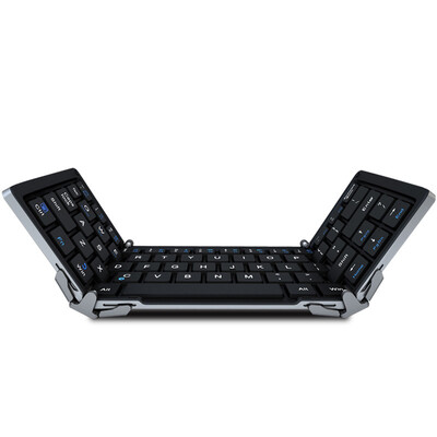 

(BOW) HB066 ультратонкий Thinkpad плоскопанельный ноутбук мобильный телефон беспроводной мини-складной Bluetooth-клавиатура обычная стандартная версия черного