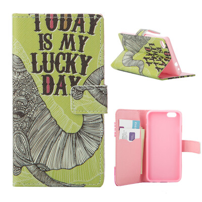 

MOONCASE ЧЕХОЛ ДЛЯ Huawei Ascend P8 Flip PU Leather Fold Wallet Card Slot Kickstand Back [Pattern series] /a06