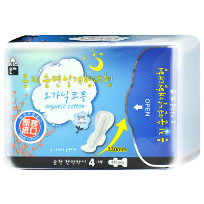 

En Chi (Юн Дже) хлопковая мини-гигиеническая салфетка 180mm 18 таблеток (импорт из Кореи)