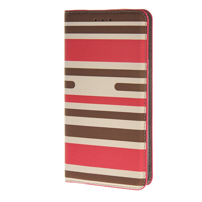 

MOONCASE Samsung Galaxy Note 5 Case Нерегулярные полосы Флип кожаный бумажник Слот карты Кронштейн задней обложки случай А 03