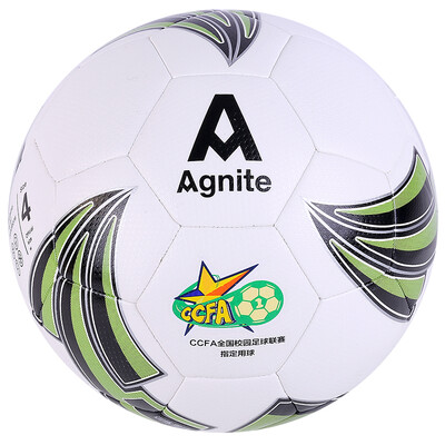 

Agnite No 4 Childrens Youth Soccer Sewing Wear Training Ball F1221