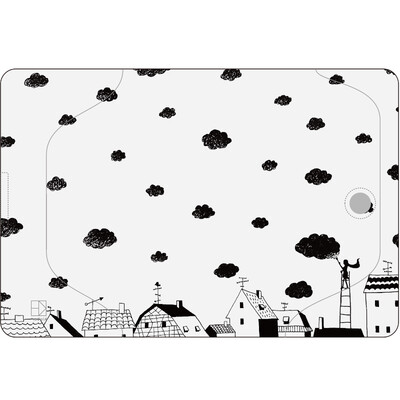 

Kinbor handbook book A6 protective cover transparent EVA envelope with hand account book squint eye DTB66106