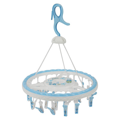 

Bai off hi round plastic clothes racks clothing stockings shelves sky blue 1 BMW01