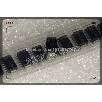 

Free Shipping 100 pcs IC B230A-13-F B230A B23 DO-214AC SMA Original authentic and new