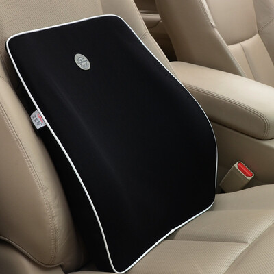

KING ETING Car waist space memory cotton back cushion car office pillow pillow waist pillow Y5 seasons waist black