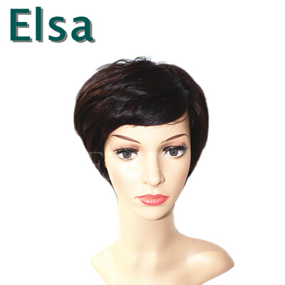 

Short Pixie Cut human hair Wigs For Black Women Chic Black Human Short Hair Wig African American Short Wigs