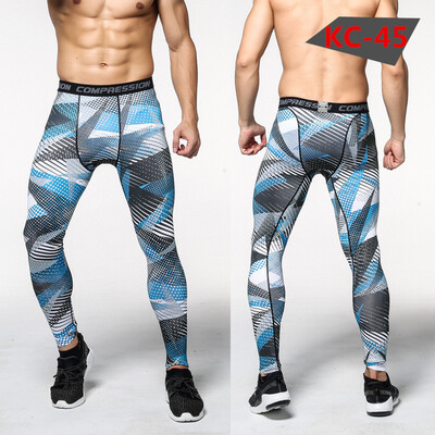 

camouflage Fitness pants male Elastic force Fast drying Sports pants Run Riding Basketball Physical exercise Tight trousers