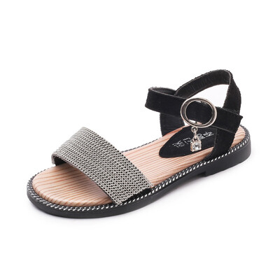 

2018 New Children Sandals for Girls Shoes Kids Summer Beach Little Big Girls Open Toe Flat Casual Sandals Fashion Comfortable