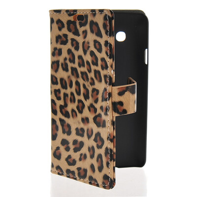 

MOONCASE Slim Leather Side Flip Wallet Card Slot Pouch Stand Back чехол для LG L60 Leopard
