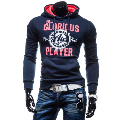 

Zogaa New Fashion Mens Long Sleeve Hoodie Sweatshirt Cotton Blend Pure