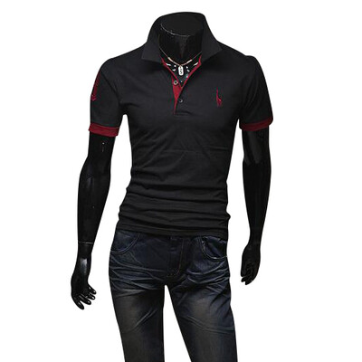 

Zogaa Men's POLO Shirt Fawn Short Sleeve