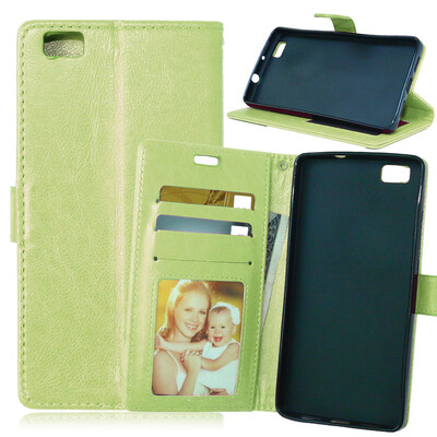 

MOONCASE Чехол для Huawei Ascend P8 Lite Фолио слот Флип кожаный бумажник карты и складной подставкой Feature Чехол Обложка