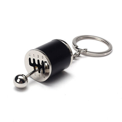 

Металлическая коробка передач Shifter Key Chain Fob Ring для автомобилей 6-скоростная модель Keychain