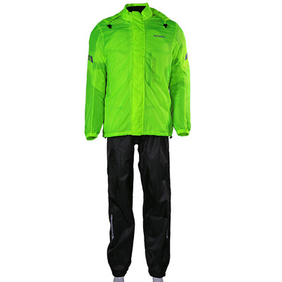 

MOTOBOY мотоцикл езда плащ дождь брюки тонкий открытый раскол мужчин и женщин плащ дождь брюки костюм дождь передач JP02 желтый L