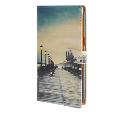 

MOONCASE Case for Samsung Galaxy Grand Prime G530 Premium PU Leather Flip Wallet Style and Kickstand Design Case Cover / a03