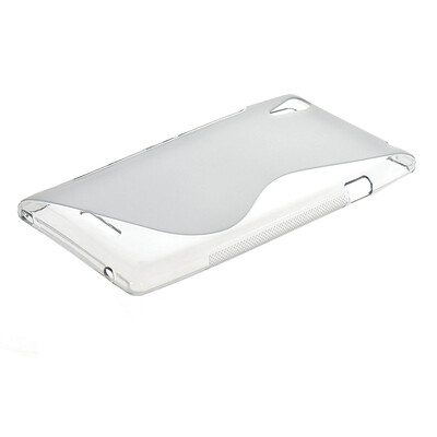 

MOONCASE S-Line Soft Flexible Silicone Gel TPU Skin Shell Back чехол для Sony Xperia T3 D5103 D5106 Grey