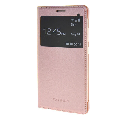 

MOONCASE окна дизайн тонкий кожаный чехол для того, чтобы отразить Huawei Honor 5X Play (5.5")