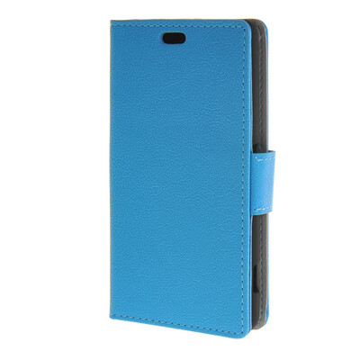 

MOONCASE Simple Leather Flip Wallet Card Slot Stand Back чехол для Sony Xperia Z4 Compact ( Mini ) Blue