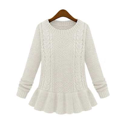 

Women Slim Twist Pullover Bottoming shirt Knitwear Sweater Winter Top Jumper