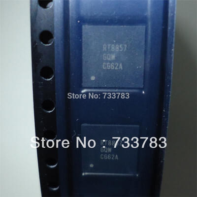 

5pcs/lot RT8857GQW RT8857 4/3/2/1-Phase PWM Controller with Embedded Driversfor CPU Core Power Supply