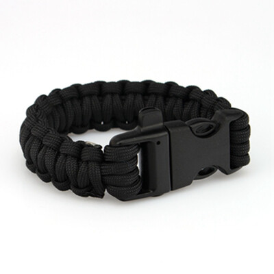 

Outdoors Survival Rope 550 Paracord Escape Emergency Bracelet Wristband Bracelet