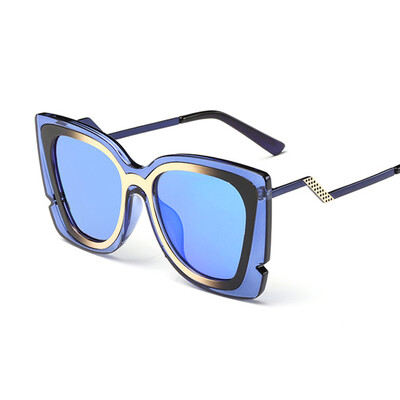 

FEIDU High Quality Oversize Sunglasses Women Brand Designer Retro Multi Mirror Sun Glasses For Driving Oculos De Sol Feminino