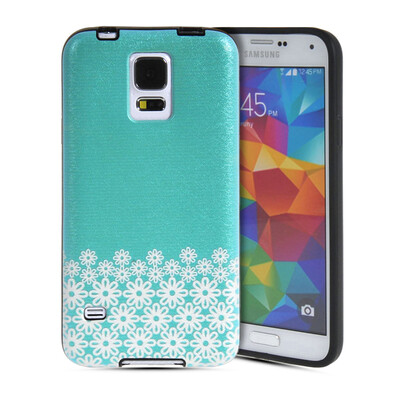 

MOONCASE Watercolor Art Soft Flexible Silicone Gel TPU Skin Shell Back Case Cover for Samsung Galaxy S5 I9600