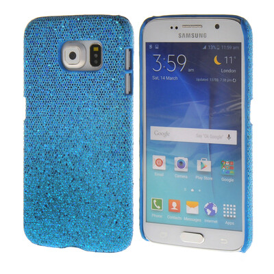 

MOONCASE Shining scales Style Hard Rubberized Rubber Coating Devise Back Case Cover for Samsung Galaxy S6 Blue