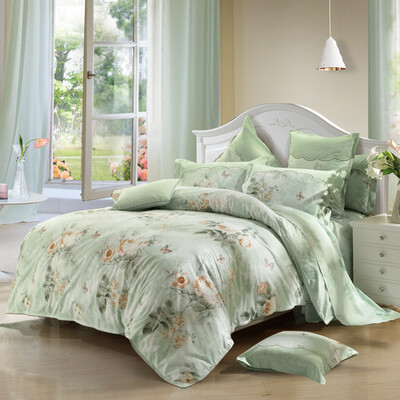 

Mercury Home Textiles Хлопок Активная печать Четыре пьесы Rose Bible Plus Двойная кровать 1,8 м