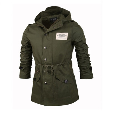 

Zogaa New Mens Jacket Slim Casual Hooded