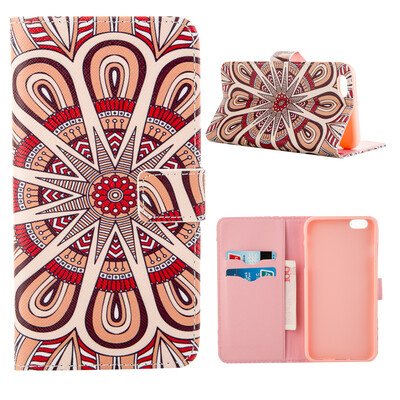 

MOONCASE ЧЕХОЛ ДЛЯ iPhone 6 Plus (5.5") Flip Leather Wallet Card Slot Foldable Stand Feature [Pattern series] /a02