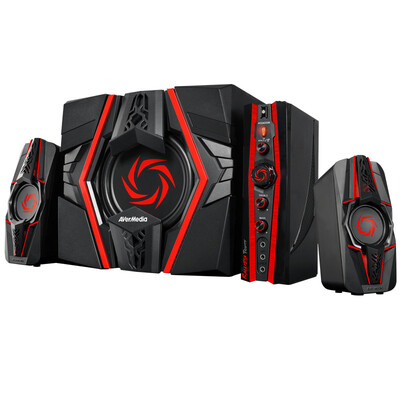 

AVerMedia (AVerMedia) GS315 катапульта игра версия убийства трех-полосная 2,1 активный динамик 77 Вт высокой мощности сабвуфера игры / музыка / кино / ТВ выполнены