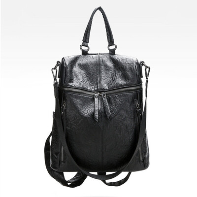 

Fashion Women Genuine Leather Backpack Women Backpacks Leather Fashion Backpack Luxury Female Anti Thief Bag