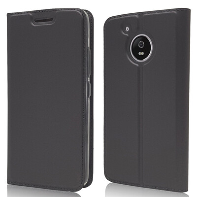 

Роскошный чехол для кошелька для Motorola Moto G5 Высококачественная искусственная кожа с флип-крышкой Kickstand Anti-shock Full Protection