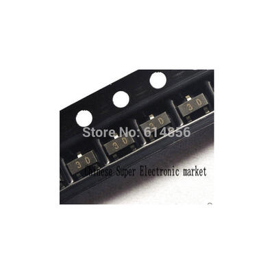 

100PCS MMBTA44 SMD Triode Transistor 0.2A 400V NPN SOT23 MMBTA44LT1 MMBTA44LT1G