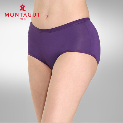 

MONTAGUT BW3665D panties female solid color antibacterial ladies panties purple M
