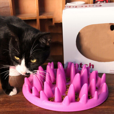 

Джунгли уменьшить вес домашних животных Корма Интерактивная Низкая Feeder тарелка Pet чаши