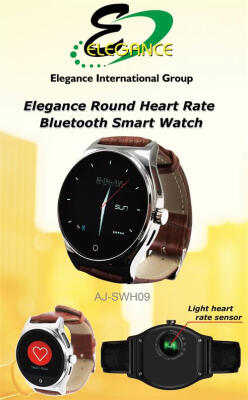 

Elegance Fashion Man Woman Smart WristWatch Fitness Smart Watch leather bluetooth watch with Heart Rate Monitor IR controller MP3