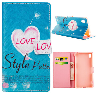 

MOONCASE ЧЕХОЛ ДЛЯ Sony Xperia Z2 Flip PU Leather Fold Wallet Card Slot Kickstand Back [Pattern series] /a11