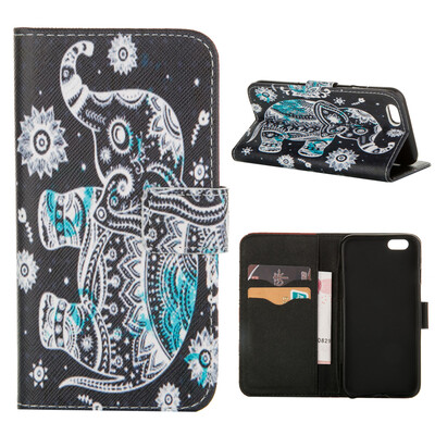 

MOONCASE ЧЕХОЛ ДЛЯ iPhone 6 / 6S (4.7") Flip PU Leather Fold Wallet Card Slot Kickstand Back [Pattern series] /a15