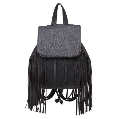 

в 2016 году новой модой женщин кисточку сумку колледж ветер рюкзак дамы случайные рюкзак кожаные сумки ежедневно рюкзак