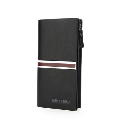 

Mens Fashion Credit Card Wallet Long Wallet Multifunction Zipper Bag Mens Tote fdk7011
