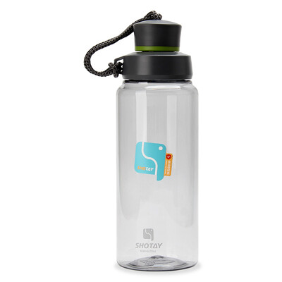 

Shangtai Leisure Cup 600ml Outdoor Sports Plastic Cup Adult Childrens Carrying Portable Cup Drop-proof Anti-scalding Gray SM-4887