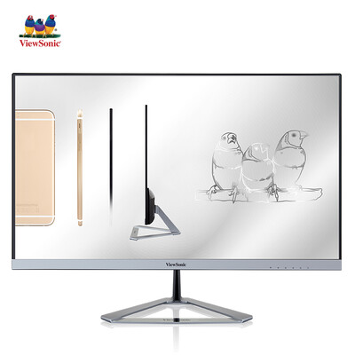 

ViewSonic Streaming 27-дюймовый флагманский 6,6-миллиметровый тонкий металлический фюзеляж AH-IPS не любит мигать компьютерным монитором (VX2776-smhd)