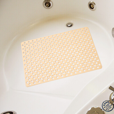 

Suarte extra large circle bathroom bathtub anti-slip mat thickening shower mats Germany environmentally friendly tasteless 6090cm light yellow