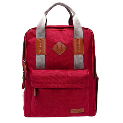 

Tianyi TINYAT computer bag 14-inch washed nylon cloth shoulders computer bag bag men&women backpack notebook bag computer backpack Korean tide portable backpack T801 red