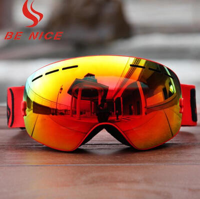 

BENICE Ski Goggles, Snow Goggles для сноуборда Сноуборд Катание на коньках - для взрослых и детей Очки OTG Anti Fog UV Protection