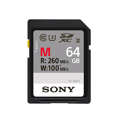 

Sony SONY 64G memory card SF-M64 SDXC UHS-II memory card SD card 260MB  read speed